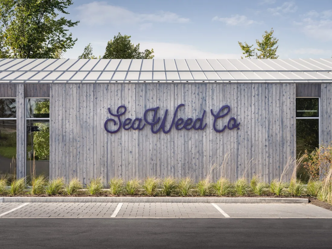 Front signage at Seaweed Co.